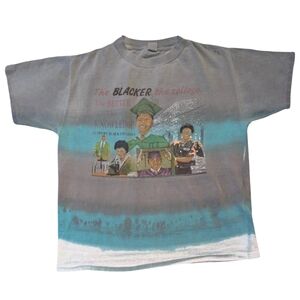 Vintage Black College, Better Knowledge Men's Medium Single Stitch Graphic Shirt